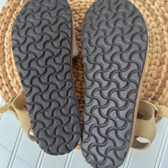 BIRKENSTOCK Papillio Glenda Platform Sandals In Beige NEW 7 - Picture 5 of 10